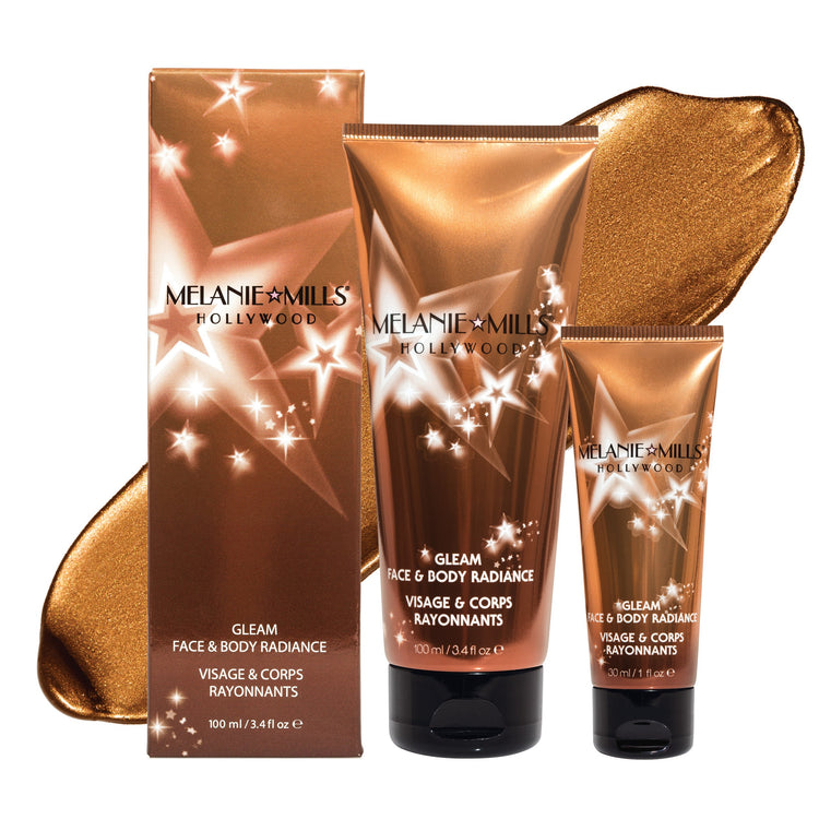 Melanie Mills Hollywood Gleam Face & Body Radiance All In One Makeup, Moisturizer & Glow 30ml