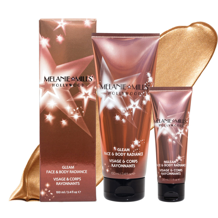 Melanie Mills Hollywood Gleam Face & Body Radiance All In One Makeup, Moisturizer & Glow 30ml