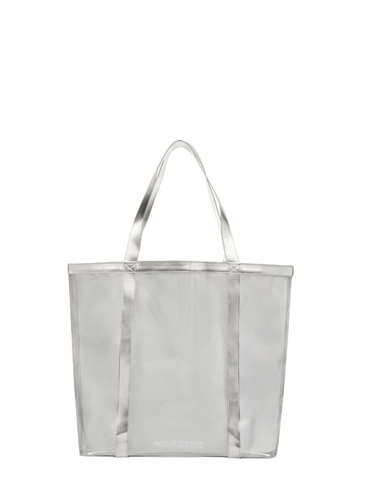 Make Up For Ever Silver Mesh Deluxe Tote Bag